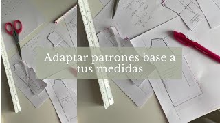 Adapta un patrón base de cuerpo a tus medidas [upl. by Tala601]