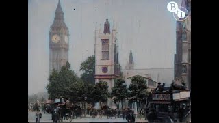 1903  London Street Scenes Colorized [upl. by Nnov703]