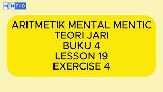 TEORI JARI  BUKU 4  LESSON 19  EXERCISE 4 [upl. by Jorin]