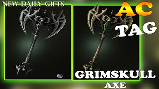 AQW NEW BONEBREAKER amp BONECRUSHER OF GRIMSKULL RARE AXE l DAILY GIFTS JOIN DOOMVAULT [upl. by Bahe]