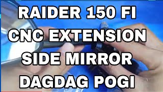 RAIDER 150 FI  360 Degree Rotating Glass Legs With Monolithic CNC Aluminum Screws  SIDE MIRROR [upl. by Amaty778]