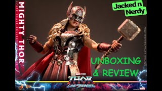 UNBOXING Mighty Thor Special Edition Marvel Sixth Scale Figure by Hot Toys  Jackednnerdy [upl. by Drahcir71]