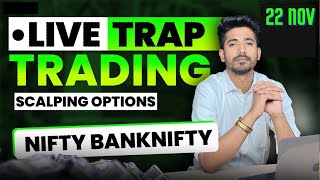 22 November Live Trading  Live Intraday Trading Today  Bank Nifty option trading live Nifty 50 [upl. by Dido771]