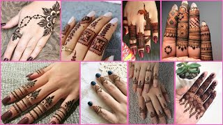 Finger mehndi design  Simple finger mehndi design  Stylish finger mehndi design  Finger mehndi [upl. by Amrita844]