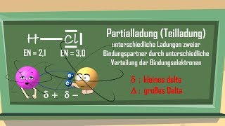 polare und unpolare Atombindungen unterscheiden Elektronegativität  einfach erklärt [upl. by Mars372]