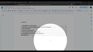 Sumário no Google Docs [upl. by Monica342]