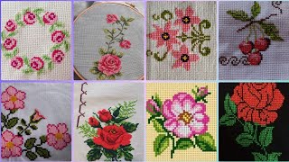 Gorgeous cross stitch patterns countable embroidery charsutikarhailatest dosuti design ideas2024 [upl. by Nnaecyoj207]