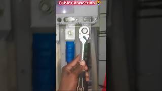 How to Make Breaker Cable Connect 😭  Proper Cable Connection shorts [upl. by Repinuj748]