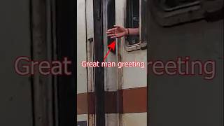 Speed 130 KPH and Great man Loco Pilot greeting from Thiruvananthapuram Exp shorts [upl. by Atteirneh]