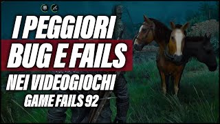 BUG e FAIL INCREDIBILI nei videogiochi Game Fails 92 [upl. by Thorman]