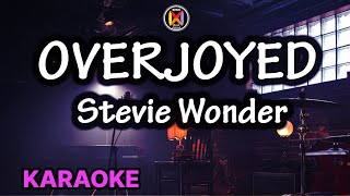 Overjoyed Karaoke Stevie Wonder [upl. by Hatokad]