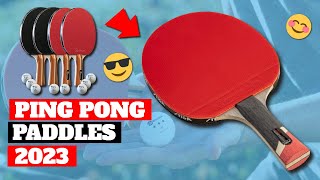 Best Ping Pong Paddles Of 2023  Top 5 Table Tennis Bats Review [upl. by Yrrag762]