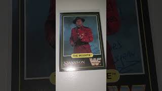 THE MOUNTIE AUTOGRAPH CARD wwf [upl. by Snapp]