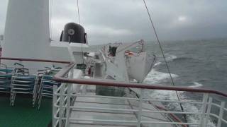 MS Lofoten rolling through the Barents Sea  Hurtigruten [upl. by Bellina]