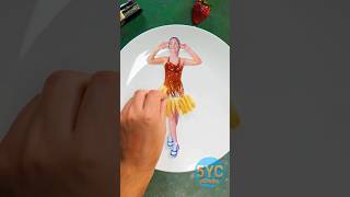 From Food to Fashion I Created Applique Dresses Out of Burger Honey and French Fries [upl. by Newbill862]