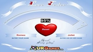 Love Tester Game  Test Your Love Meter [upl. by Zumstein223]