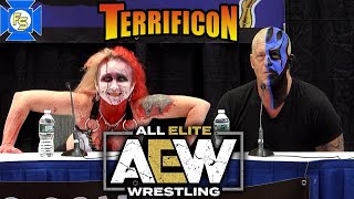 AEW WRESTLING Abadon amp Dustin Rhodes Panel – Terrificon 2022 [upl. by Nyla]