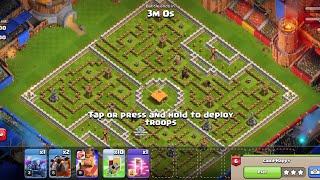 how to 3 star Card Happy Challenge in Coc [upl. by Delainey47]