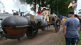 Full documentary Fardier du Cugnot at Historic Tractor Show Panningen 2023 organized by HMT KLEP [upl. by Hujsak]