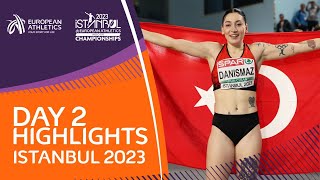 Day 2 Highlights  European Athletics Indoor Championships  Istanbul 2023 [upl. by Amberly]