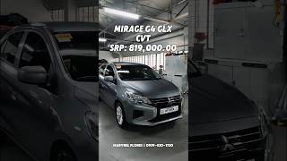 MIRAGE G4 GLX CVT WITH FREE 2MONTHS AMORT amp ZERO DOWN 🎉😍 mitsubishimotors mitsubishi [upl. by Haveman8]