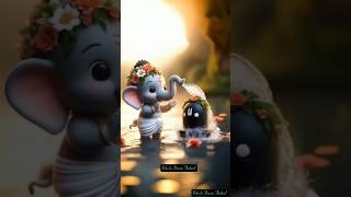 ॐ श्री गणेशाय नमः ganesh​ ganpati​ ganesha​ ganpatibappamorya​ viralvideo​ shorts​ ytshorts​ [upl. by Weksler]