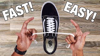 How To Tie Shoe Lace In 1 SECOND Easy Tutorial [upl. by Tay752]