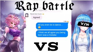 Mina vs Yn rap battle  BNHAMHA lyrics prank ft YN StrawberrySana [upl. by Atinar]