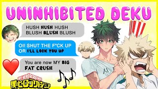 The CRUSH SONG  BAKUDEKU Version 😍 BNHA Texts  MHA Chat  LYRIC PRANK [upl. by Asylla791]