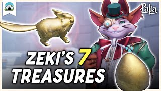 All 7 TREASURE Locations ZEKI’s Special Donations – Temple of the Gales Quest  Palia [upl. by Meares]