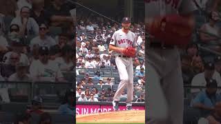 Chris Sale Slow Motion Pitching Mechanics 1st Base Side View [upl. by Nagard]