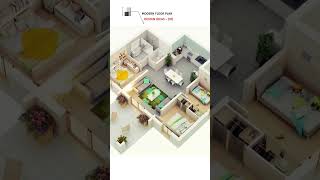 MODERN FLOOR PLAN  IDEAS  01 FahadsDesignLab interiordesign architecture housedesign art [upl. by Nalon]