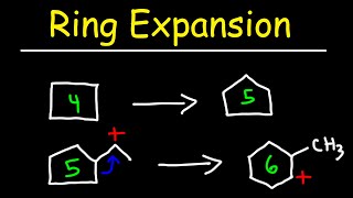 SN1 Carbocation Rearrangements  Ring Expansion Problems [upl. by Nadual]