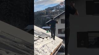 DIY Neuer Morgensport entdeckt  SolarPanele PV AbSchneien winter photovoltaic solar sport [upl. by Htenek]