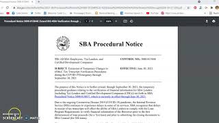 Breaking News SBA New Procedure For Handling 4056 IRS Transcript Requests [upl. by Sakmar]