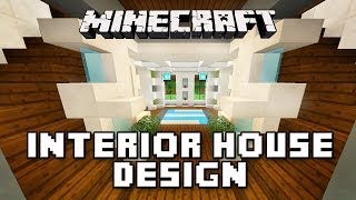 Minecraft Tutorial Modern Interior House Design How To Build A Modern House Ep14 [upl. by Ulani]