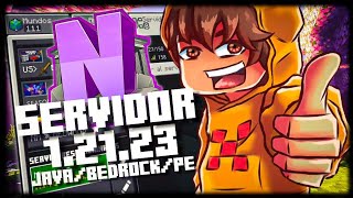 SERVIDOR CUSTOM para MINECRAFT PE 12130  Servidores Para Minecraft Bedrock 121 [upl. by Pliner]