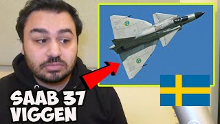 British Reaction To Saab 37 Viggen The Swedish Fighter Jet That Could Go in Reverse [upl. by Maguire994]