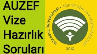 AUZEF Yönetim ve Organizasyon VİZE soruları 2Ünite soruları Tıbbi dokümantasyon ve sekreterlik [upl. by Theona]