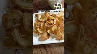 Crispy Potato Chips shorts ytshorts recipe foodpotato snacks trendingviralshorts tastyfoods [upl. by Nayd276]