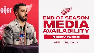 Robby Fabbri  202223 End of Season Media Availability [upl. by Syd]