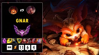 Gnar vs Akali 😡 Gnar Desata su Furia y Controla el Duelo contra Akali  Parche 1421 [upl. by Sherilyn]