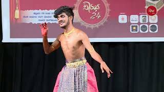 INDIAN CLASSICAL DANCE  ST FRANCIS DE SALES DEGREE COLLEGE  TEJWSWI MUNIKRISHNA [upl. by Amikahs]