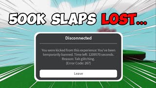 I Got BANNED From Slap Battles [upl. by Yerroc]