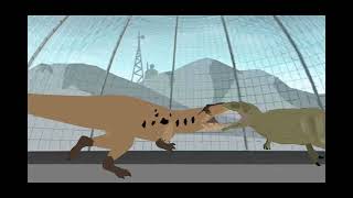 GIGANOTOSAURUS VS MAPUSAURUS dc2 [upl. by Neelon]