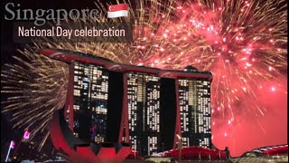 August 9th Singapore National Day  celebrations Singapore Birthday singaporevideo [upl. by Nwahs]