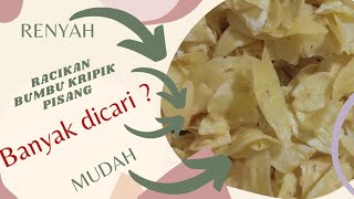 CARA MEMBUAT KRIPIK PISANG ASIN GURIH DAN RENYAH DENGAN RACIKAN BUMBU SEDERHANA [upl. by Otaner]