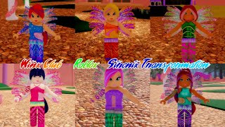 Sirenix  Winx Club Roblox Transformation English Italian amp Instrumental [upl. by Enirual]