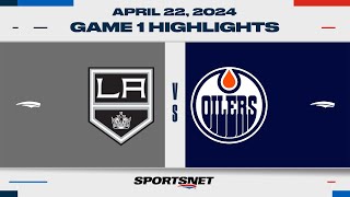 NHL Game 1 Highlights  Kings vs Oilers  April 22 2024 [upl. by Laryssa884]