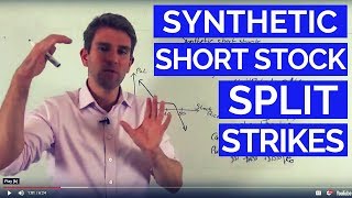 Synthetic Short Stock Split Strikes Explained ☝ [upl. by Bria837]